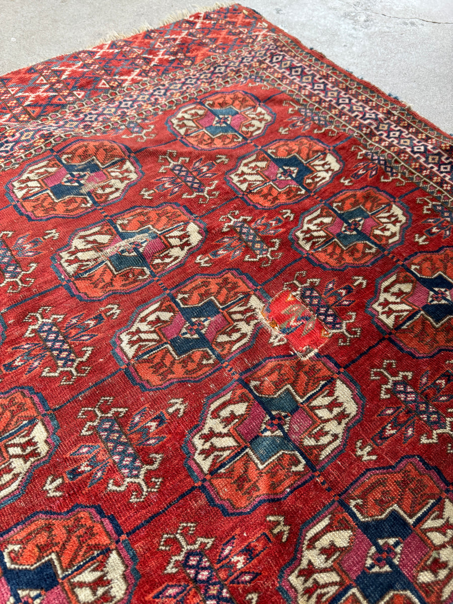 Purchases Genuine Turkmen mini Rug