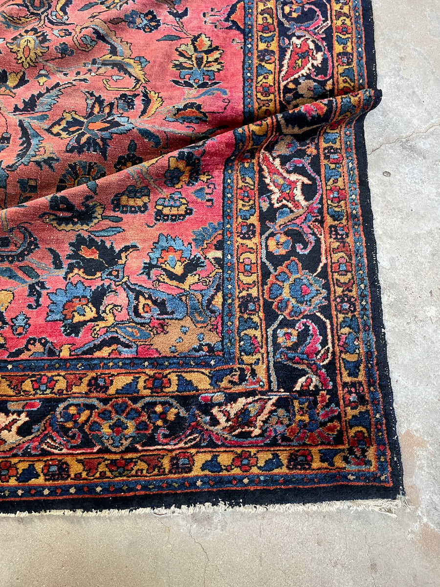 8'3 x 13' Antique Persian Berry Lilihan rug # 2236ML / 9x13 Vintage