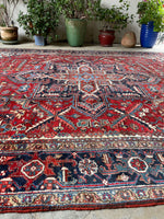 10x18 Full Pile Tribal Persian Heriz Rug #3403