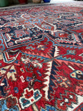 10x18 Full Pile Tribal Persian Heriz Rug #3403