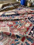 14x20 Antique Persian Heriz Serapi Rug / 13'5 x 19'5 Serapi Rug #3338