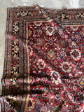 9x12 Antique Persian Mahal Rug #3327 / Large Vintage Persian Rug