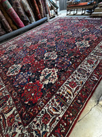 Palatial Oversize Persian Rug Garden Design / 14’5 x 19’ Antique Bakhtiari rug #3605