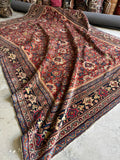 9x12 Antique Persian Mahal Rug #3327 / Large Vintage Persian Rug