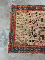 2x4 Vintage Rug / Persian Senneh Rug  #2307ML