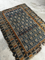 Small Tribal Antique Scatter Rug #3710