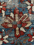 Small French Blue Persian Rug #3711