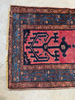 Small Persian Malayer Rug / 2’7 x 4’ Antique Rug #3769