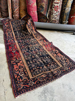 4x9 Antique Persian BIdjar Rug #3622