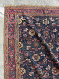 Large Vintage Rug / 6’5 x 11’ Antique Persian Bidjar Rug #3621ML