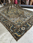 9x12 Persian Heriz Rug / Large VIntage Rug