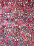 9x12 Persian Sarouk Rug #3344