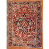 9x12 Antique Heriz Rug #3438