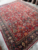 Large Persian Vintage Rug / Antique Persian Mahal 9'5 x 12'4 Rug #3653