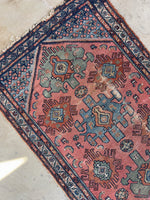 Small Persian Malayer Rug / 3’4 x 6’3 Antique Rug #3770