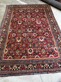 9x12 Antique Persian Mahal Rug #3327 / Large Vintage Persian Rug