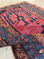 Small Persian Malayer Rug / 2’7 x 4’ Antique Rug #3769