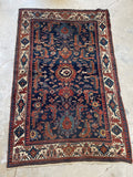 4x7 Navy Blue Persian Rug #3374