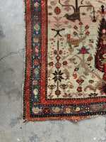 2x4 Vintage Rug / Persian Senneh Rug  #2307ML