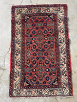 Small VIntage Persian Rug / 2’6 x 4’ Rug #1197