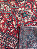 Large Vintage Persian Rug / 9’7 x 12’7 Mahal Rug #4049