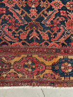 Persian Bidjar Rug with Rust and Marigold Yellow / 3'10 x 6'5 Rug #3411ML