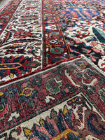 Palatial Oversize Persian Rug Garden Design / 14’5 x 19’ Antique Bakhtiari rug #3605