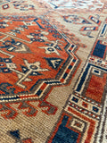 Vintage Hallway Runner / Vintage Kitchen Runner / Camel Hair Persian Bidjar Runner 3'1 x 10'5 Rug #3499