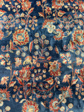 11x15 Navy Blue Persian Mohajeran Sarouk Rug #3347