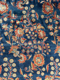 11x15 Navy Blue Persian Mohajeran Sarouk Rug #3347