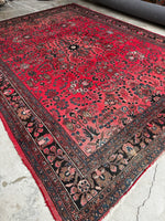 9x12 Persian Rug / Persian Antique Dargazin Rug #3667