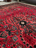 9x12 Persian Rug / Persian Antique Dargazin Rug #3667