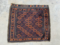 Antique Bag Face / 2'3 x 2'6 Baluch #550