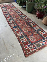 12 Vintage Foot Rug Runner 