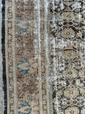 Worn Large Muted Persian Rug / 10x13 Distressed Persian Mahal Rug #3567