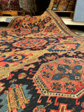 6x9 Flat Weave Soumak / 6x9 Vintage Rug #3584