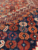 7'9 x 10' Antique Persian Afshar Rug #2913