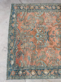 5' x 6'7 Antique Persian Lilihan Rug #2915