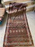 3'5 x 8' Worn and Floppy Antique Runner #2923