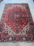 8x11 Persian Heriz Rug #3011