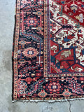 8x11 Persian Heriz Rug #3011