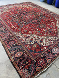 8x11 Persian Heriz Rug #3011