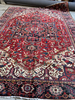 8x11 Persian Heriz Rug #3011