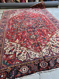 8x11 Persian Heriz Rug #3011