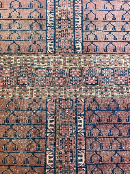 2.5x4.2 antique turkman wool #84079 – Amir Rug Gallery