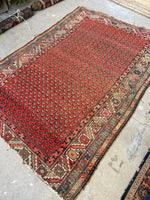 4x6 Antique Persian Rug #918