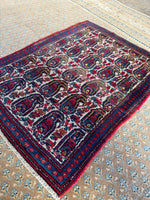 small persian vintage rug