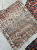 Small Distressed Antique Rug #3231