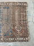 Small Distressed Antique Rug #3231