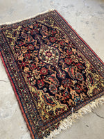 2x3 Persian Rug / 2x3 Antique Rug Mat #3098